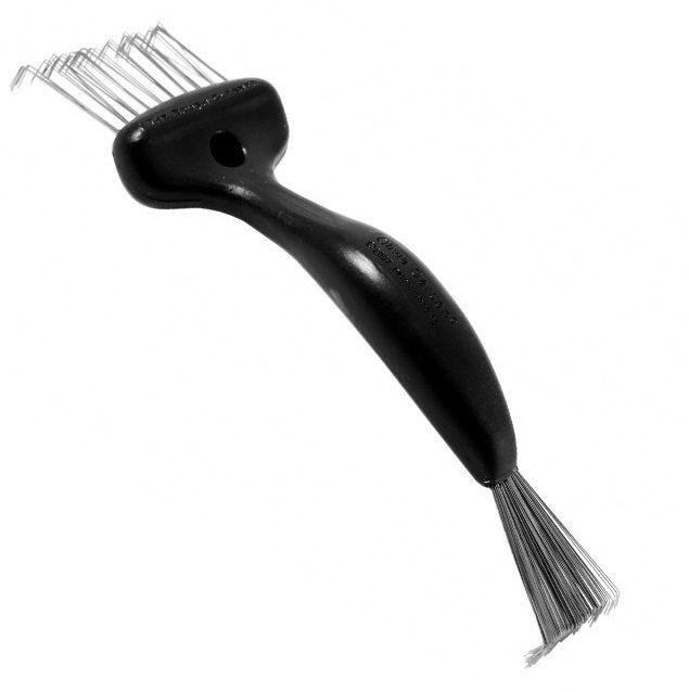 Olivia Garden Przyrząd do czyszczenia szczotek z wytrzymałego materiału czarny 12746