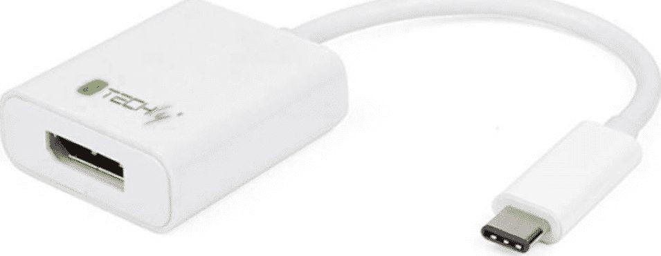 Techly Adapter USB USB-C DisplayPort 0.15m Biały IADAP-USB31-DP IADAP-USB31-DP