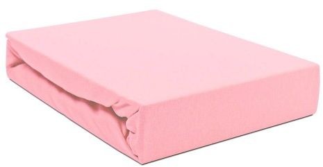Darymex Prześcieradło Jersey z gumką jasnoróżowe 70x140 dx-70-pjr-002