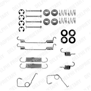 DELPHI Zestaw dodatków, szczęki hamulcowe LY1130
