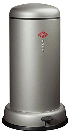 Wesco smlr odpady Baseboy pojemnik na odpady, stal nierdzewna, srebro nowe, 38 x 38 cm 134 531-03