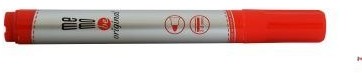 Memobe Marker suchościeralny MEMOBE okrągła końcówka czerwony MM004-05