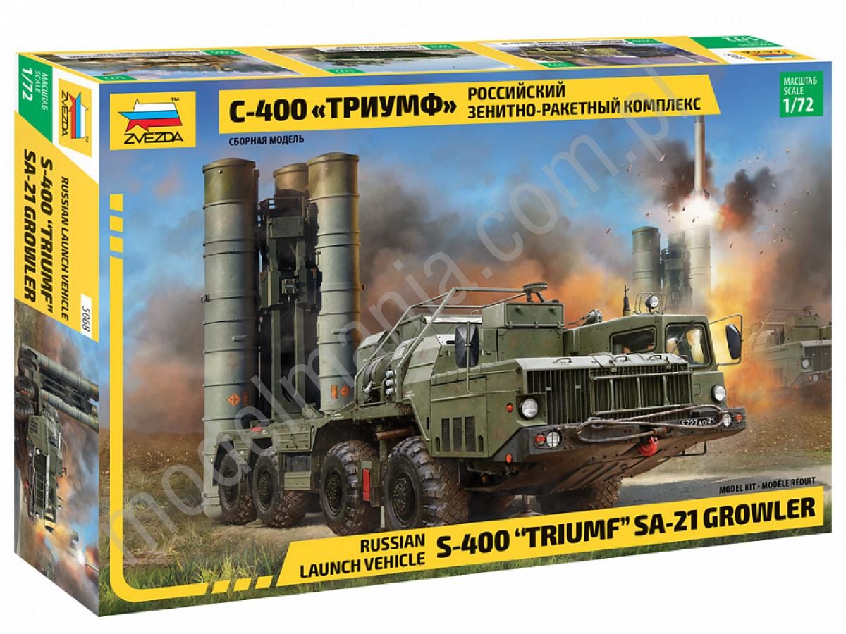 Zvezda Rosyjska rakieta nośna S-400 Triumf SA-21 Growler 5068