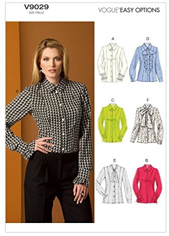 Vogue v9029  wykrój do szycia, wygląda elegancko, Extra ekstrawagancko, modny V9029B50