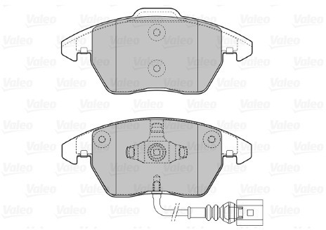 VALEO Klocki hamulcowe - komplet 598635