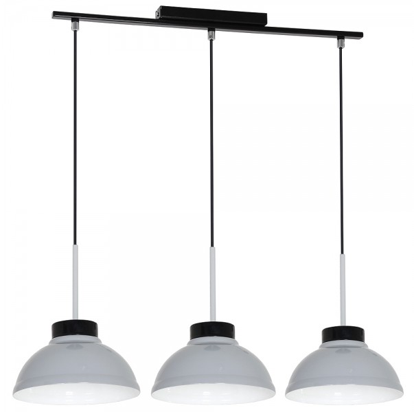 Luminex Lampa wisząca FACTOR GREY 3xE27/60W/230V (6167)