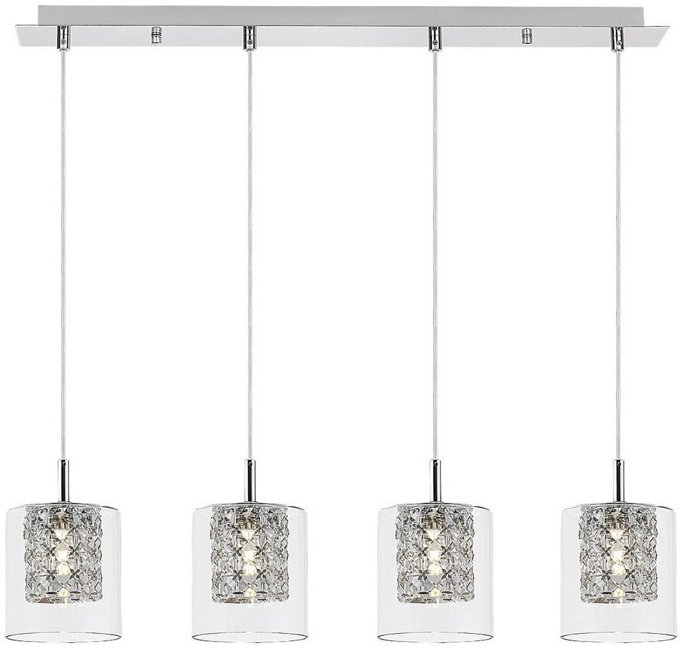 Rabalux 3116 - Żyrandol kryształowy na lince DUCHESS 4xG9/40W/230V