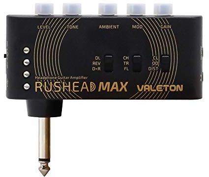 VALETON Valeton Rushead Max ładowana przez USB przenośna kieszonkowa gitara basowa słuchawki wzmacniacz przenośne sypialnia wtyczka wielofunkcyjne efekty VALETON RH-100