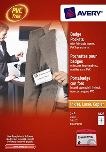 Avery do Appel legitymacje 60 X 90 MM 4823