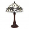 Clayre & Eef Lampa Stołowa Tiffany z Ważkami C Clayre & Eef 5LL-9335W