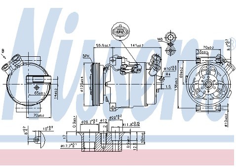 NISSENS Kompresor klimatyzacji NISSENS 89224