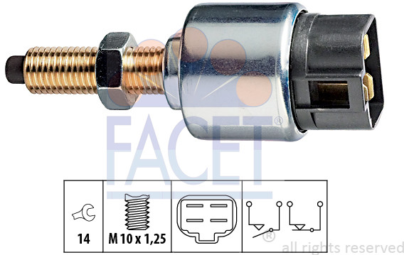 FACET Włącznik świateł STOP 7.1044