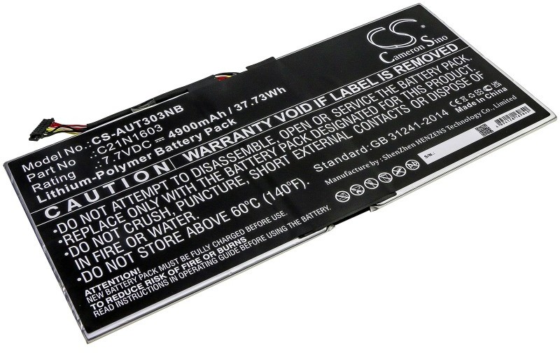 Cameron Sino Asus UX391UA C21N1603 4900mAh 37.73Wh Li-Polymer 7.7V