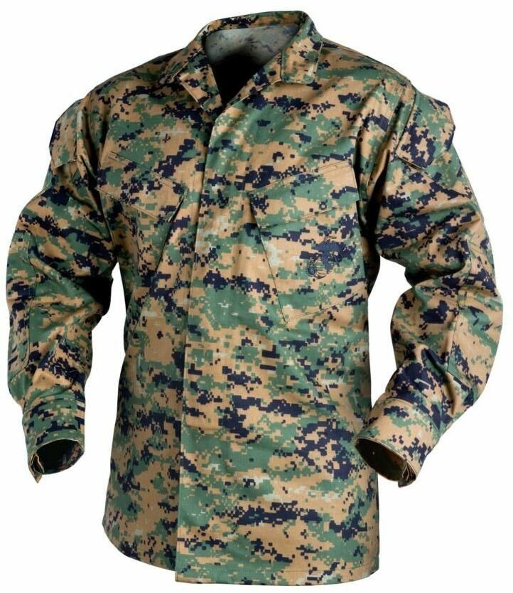 Helikon tex Bluza USMC - PolyCotton Twill - USMC Digital Woodland - XS (BL-USM-PT-07-B02) HE.BL-USM-PT-07-B02