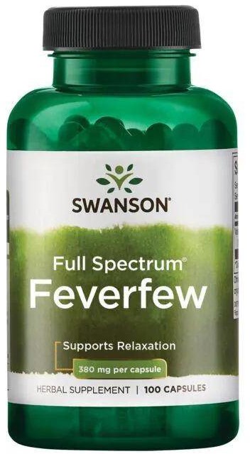 SWANSON Full Spectrum Feverfew 380 mg (100 kaps.)