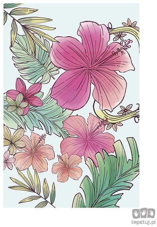 Komar Obraz Ariel Flowers WB010 WB010