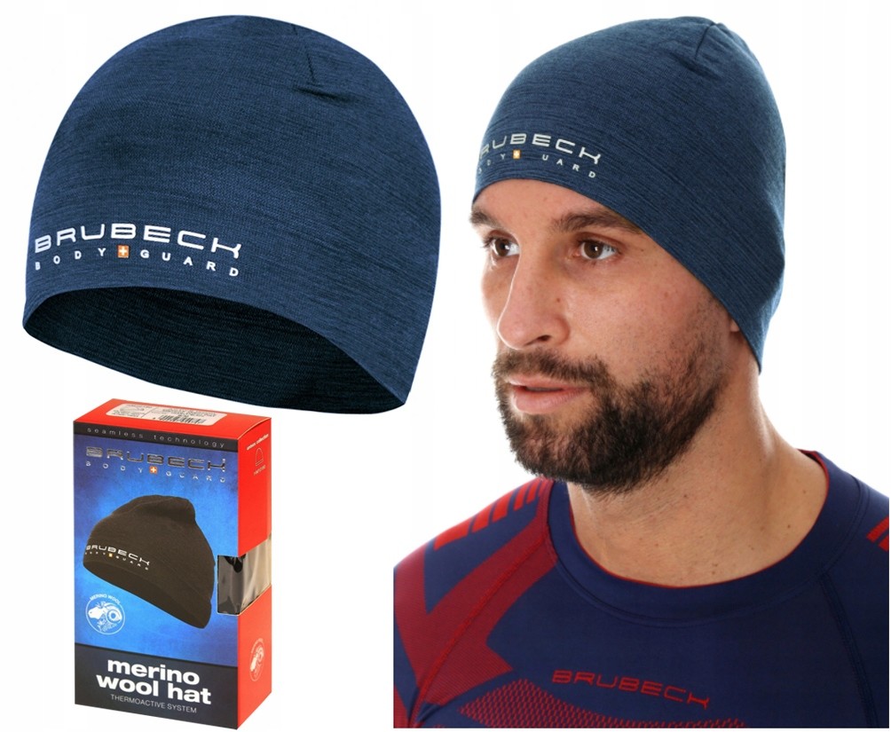 Merino Brubeck Czapka Termoaktywna Wełna L/XL 05902487083819