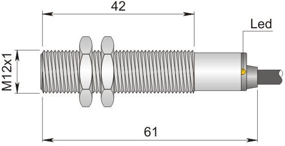 ORNO indukcyjny 12 mm SI12-DC4 PNP NO I12000443