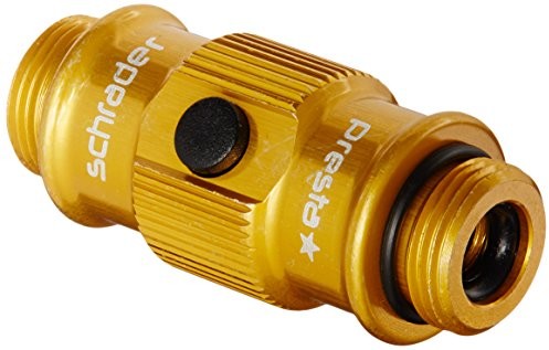 Lezyne koki pompka rowerowa ABS Thread Chuck na Swivel, złoty błyszczący, 1-Flip-STD-V312 455000057_Gold-Glänzend