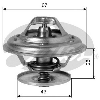 GATES Termostat, żrodek chłodzący TH01982G1
