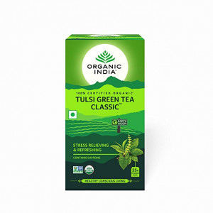 Organic India Herbata Tulsi Green Tea 25 torebek