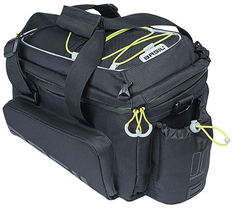 Basil Miles Trunkbag XL Pro Pannier Bag 9-36l incl. MIK Plate, czarny/turkusowy 2022 Sakwy 18301