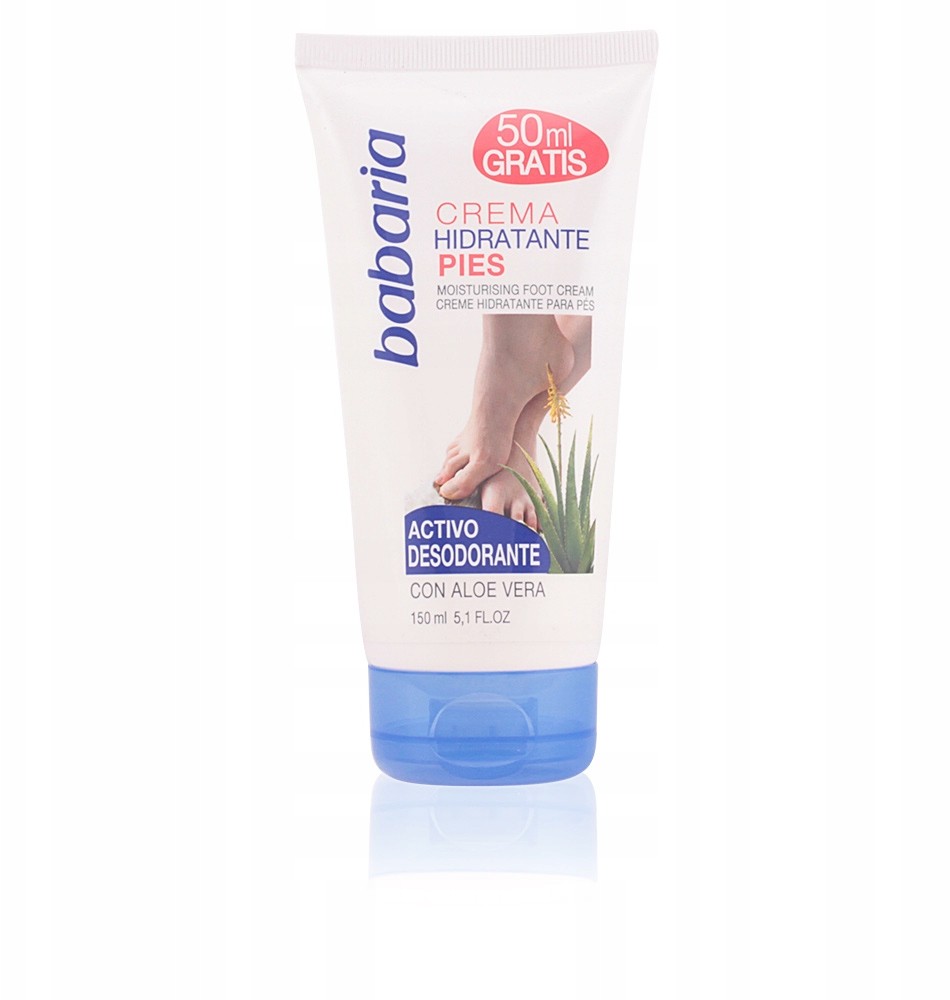 Babaria Feet Krem do nóg z aloesem Moisturising Foot Cream with Aloe Vera 150ml