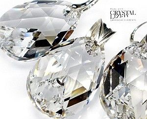 Arande Swarovski Piękny Komplet+Łańcuszek Crystal 28Mm 2186595811