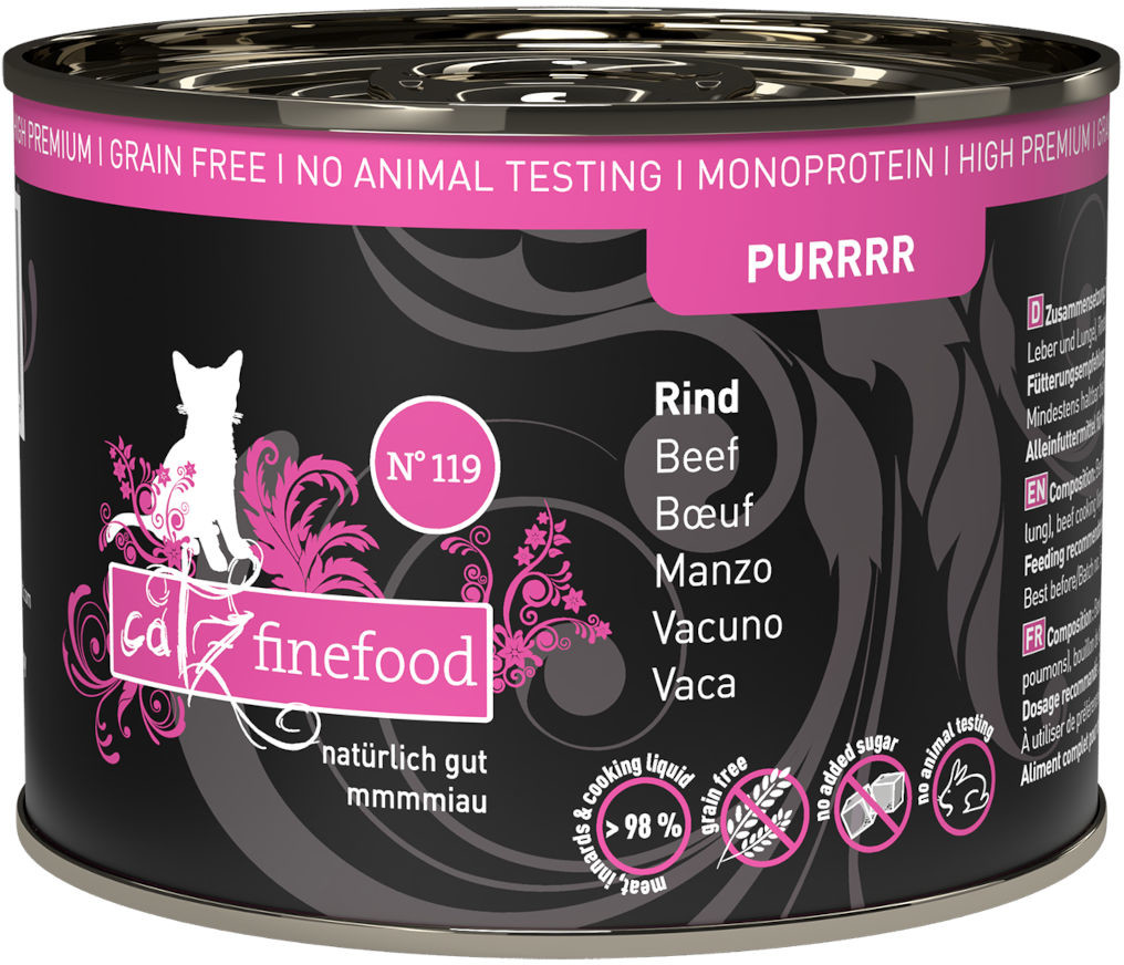 Catz Finefood Purrrr Nr 119 wołowina 200g