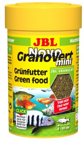 Novo JBL podszewki zapewnia akwariach roślinożernych osobno, granulat, novogran overt, 100 ml