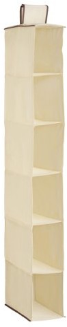 Premier Housewares Premier housewares regał na buty do zawieszenia, 6 kieszenie, kremowy 1901133