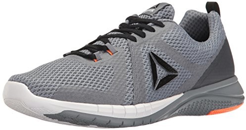 Reebok Men's Print 2.0 Running Shoe, Asteroid Dust/Wild Orange/White/Black/pewter, 13 m US BS5910