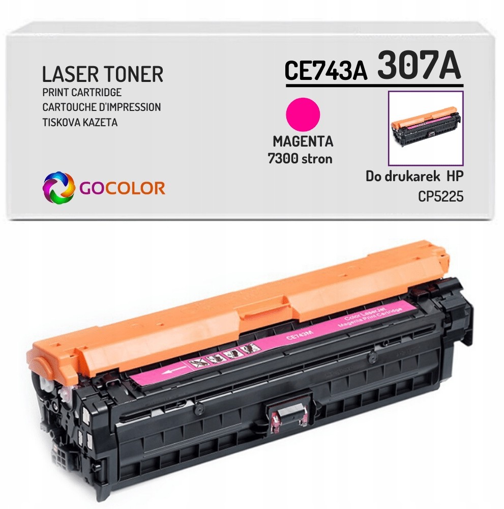 CE743A toner do Hp LaserJet Professional CP5225N