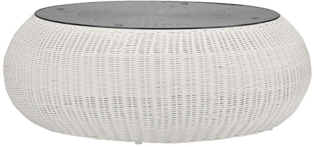 Unique Vente Stolik ogrodowy WHITEHEAVEN z technorattanu - kolor ecru