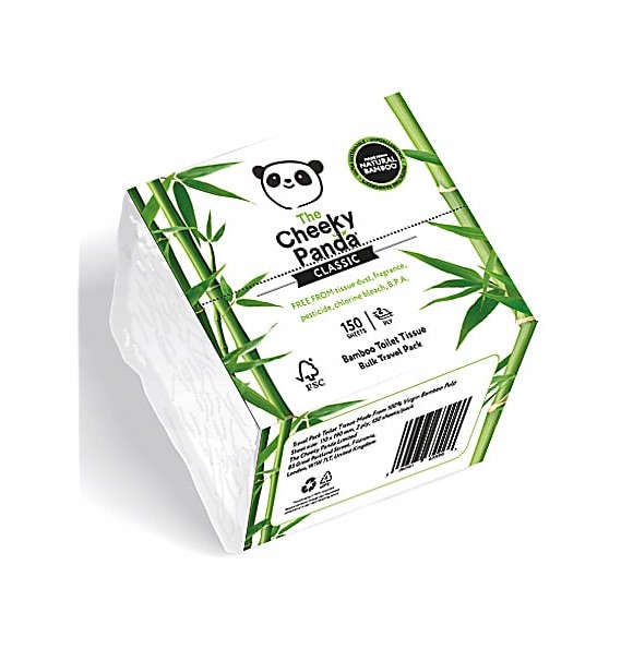 Cheeky Panda 100% Bambusowy Papier toaletowy 150li
