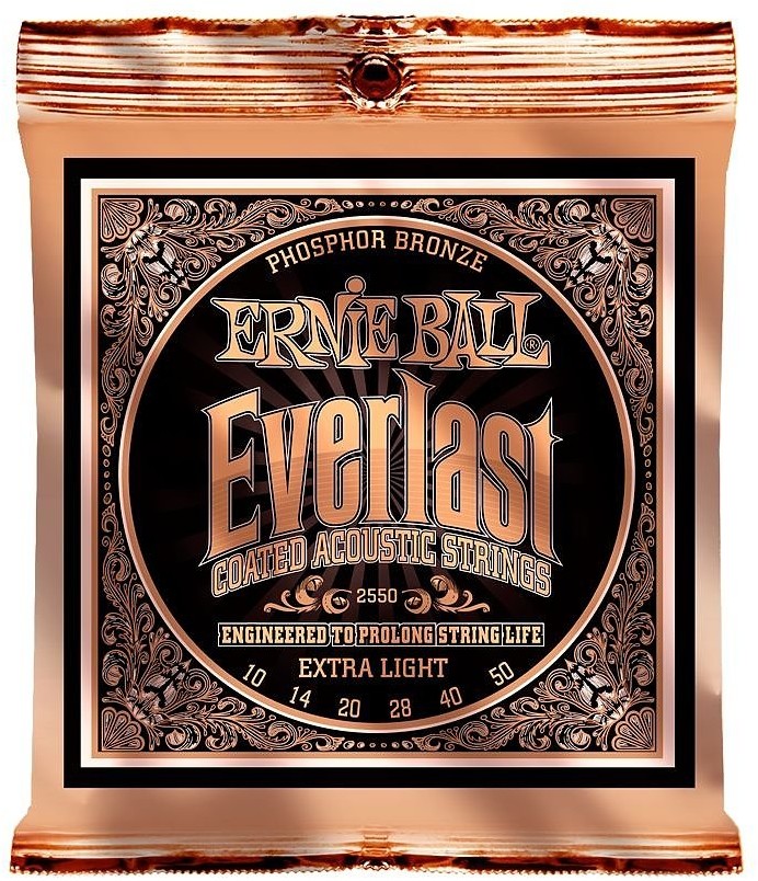 Ernie Ball Everlast fosforu z brązu Strings 2550