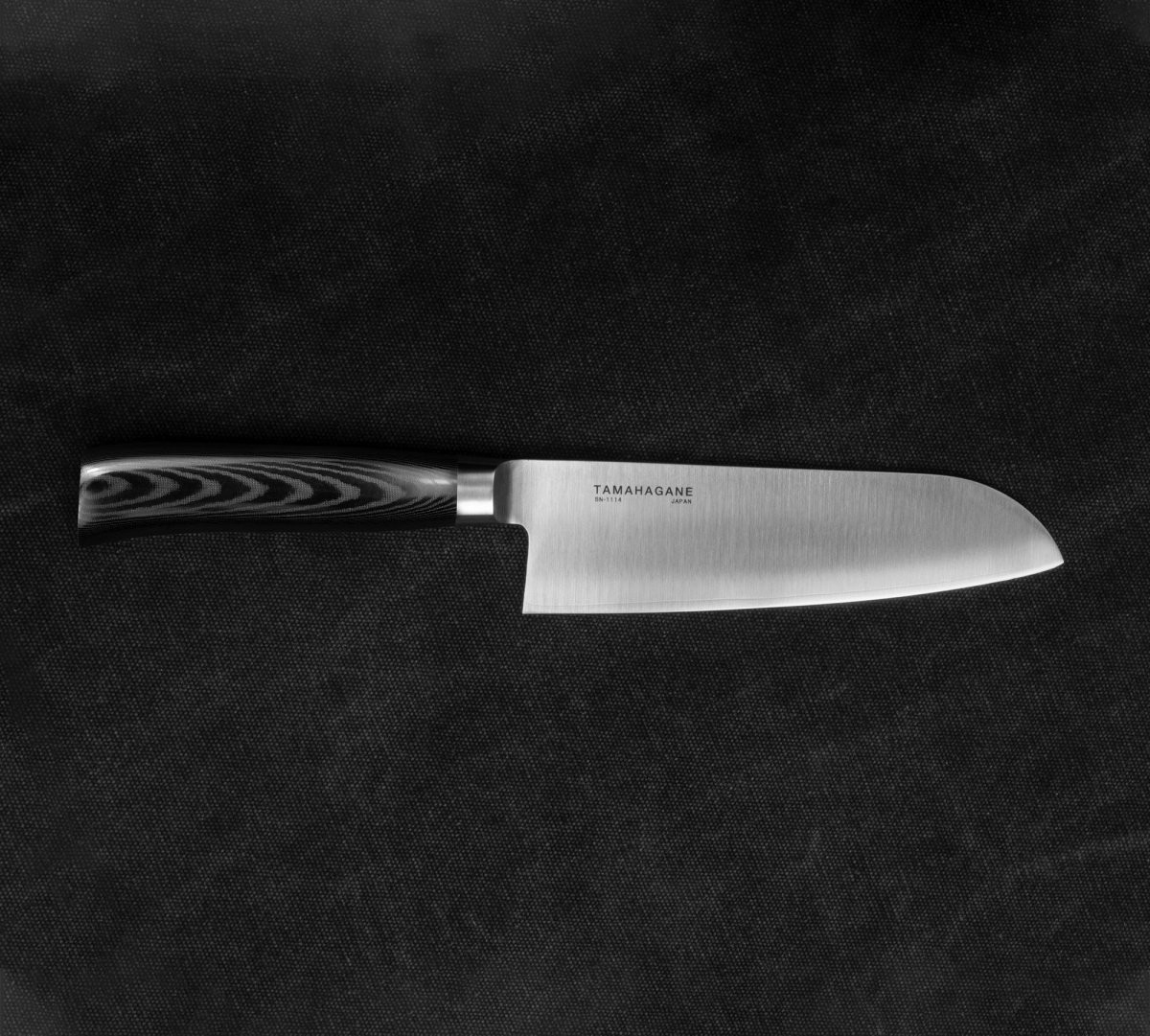 Tamahagane SAN Black Nóż Santoku 17,5 cm SNM-1114