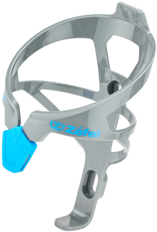 ZEFAL Pulse A2 Uchwyt na bidon, grey/cyan 2019 Uchwyty 2703230204