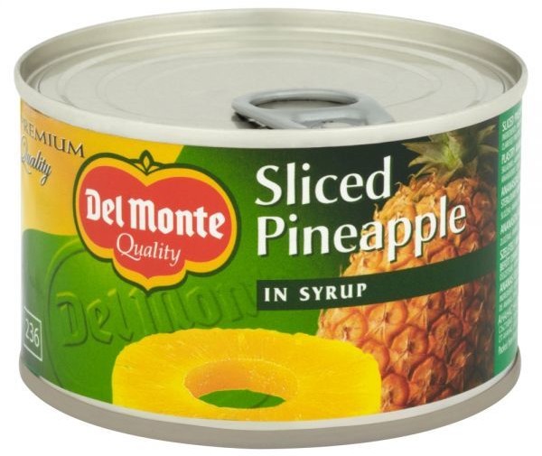 DEVELEY Ananas plastry w syropie 235 g Del Monte