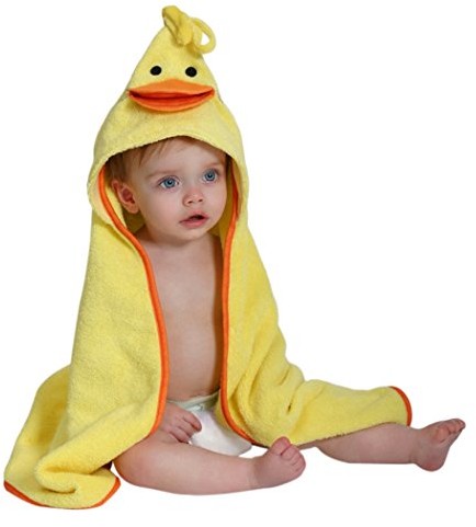 Zoocchini Zoo cchini ręcznik kąpielowy Baby motyw Puddles kaczka 150