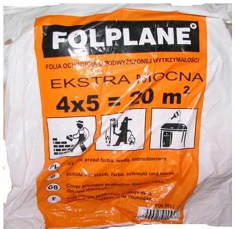 Folia Malarska Ochronna 4x5m Ekstra Mocna Gruba
