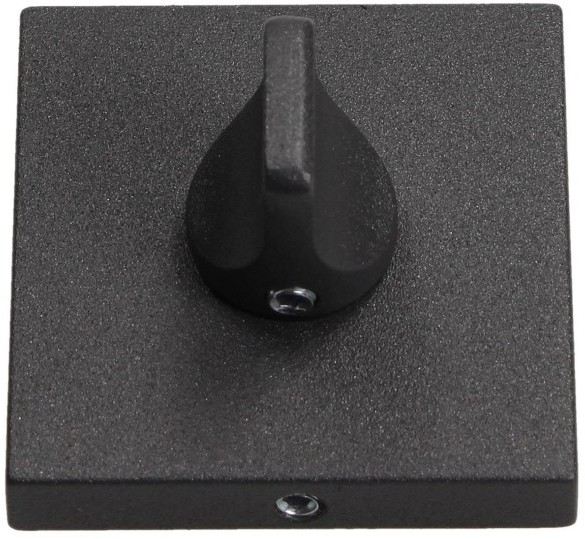 Gamet Szyld drzwiowy kwadratowy wc grafitowy strukturalny PLT-26-WC-LPS01-KW