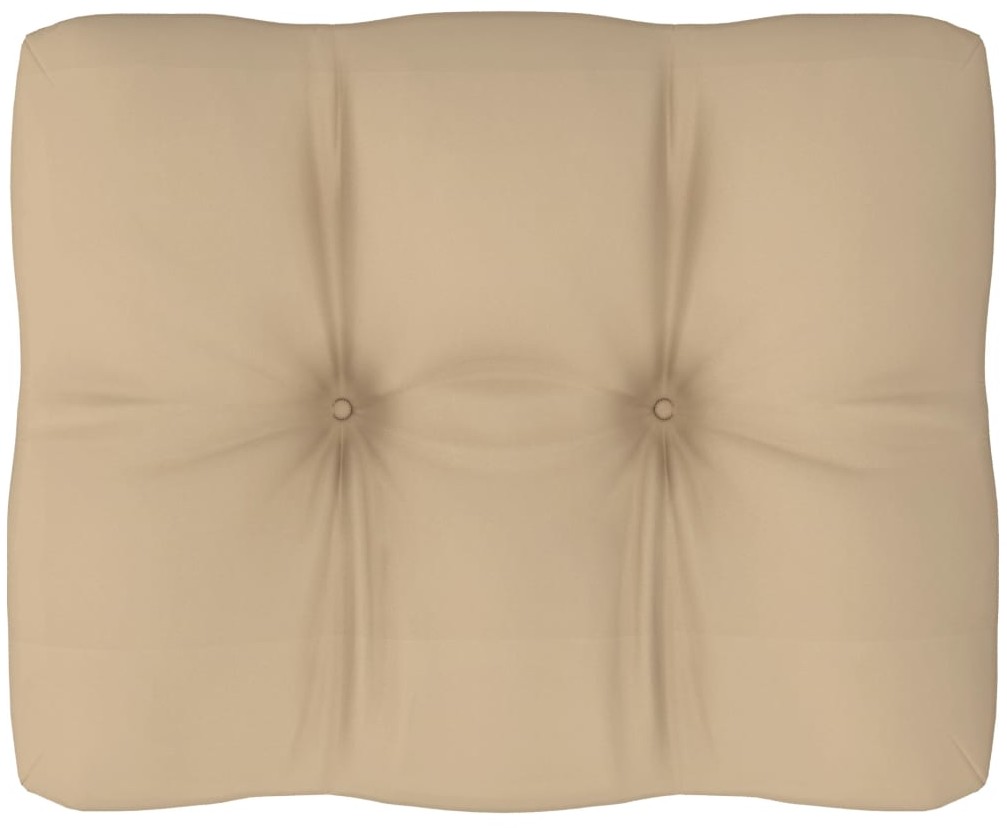 vidaXL Poduszka na sofę z palet, beżowa, 50x40x12 cm