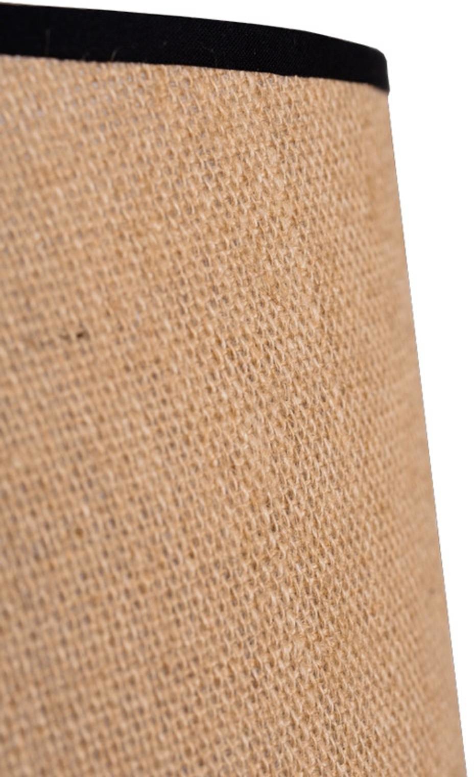 Euluna Lampa wisząca Jute&black 40cm 1-punktowa