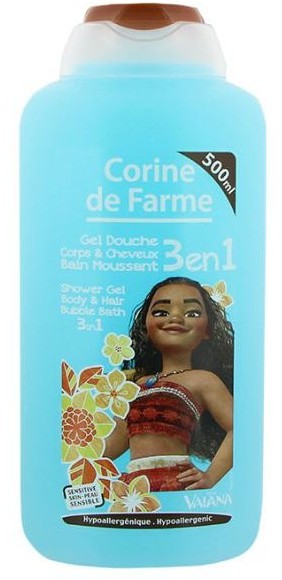 Corine de Farme Vaiana, żel myjący 3w1, 500 ml