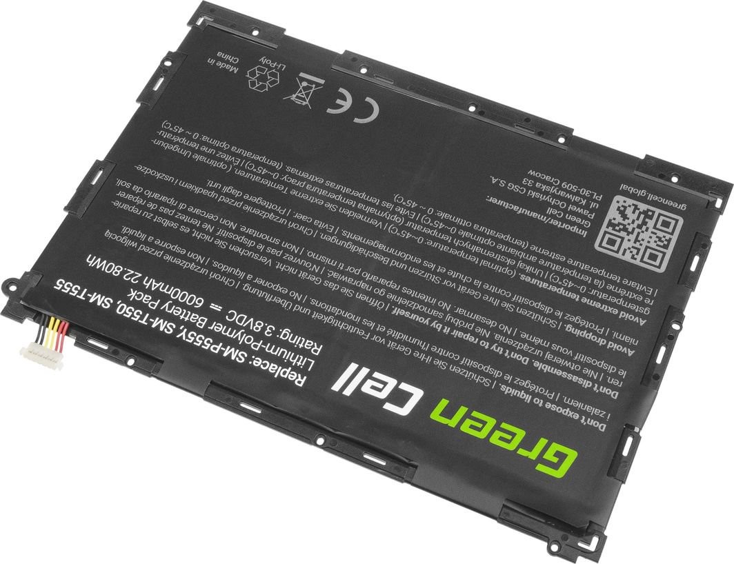 Samsung Tab A 9.7 T550 Wifi EB-BT550ABE 6000mAh 22.8Wh Li-Ion 3.8V oryginalny) EB-BT550ABE