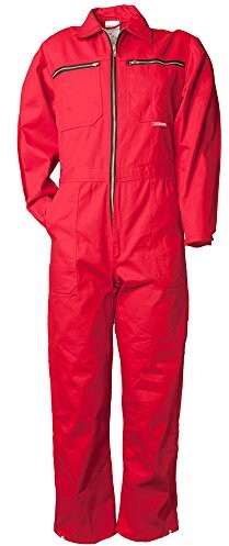 Planam BW290 Rallye kombinezon zielony, czerwony 128054