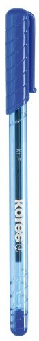 Kores jednorazowy ball point Pen K-PEN K1, F, 12 sztuki, niebieskie 39511-12