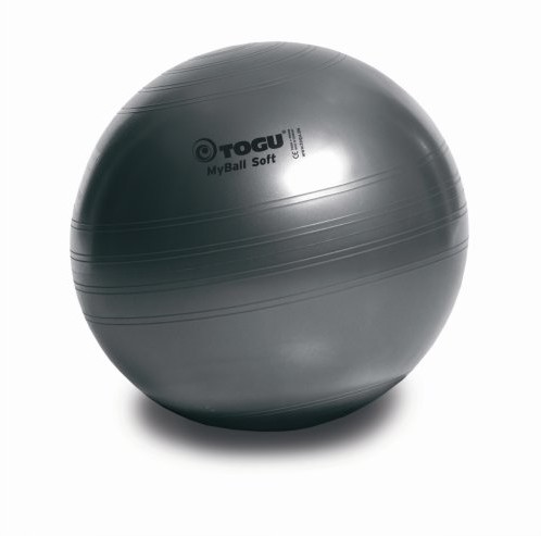 TOGU piłka gimnastyczna My-ball Soft, szary, 75cm 400397