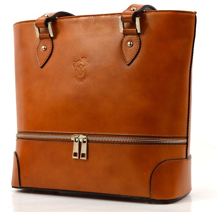 Vera Pelle Torebka skórzana vp512p Camel